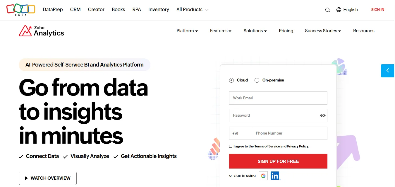 zoho analytics