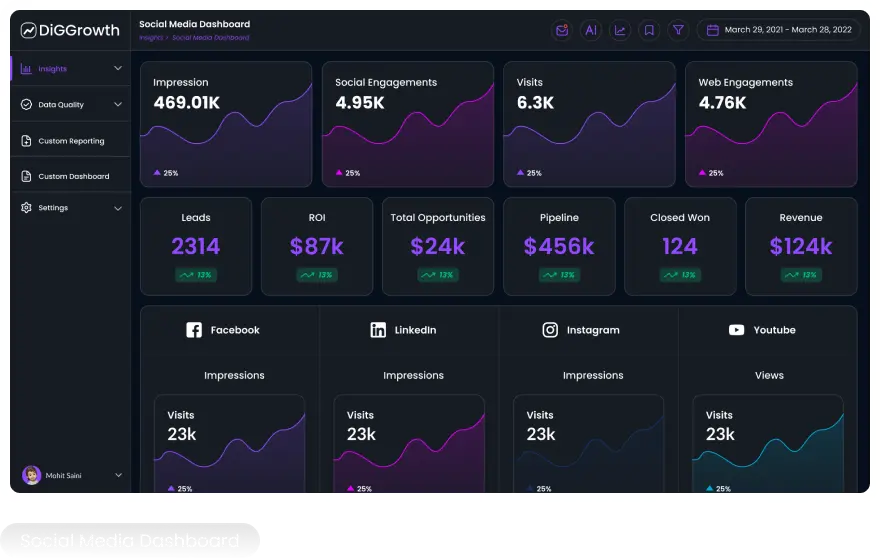 Social Media Dashboard