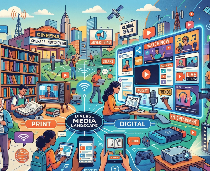 different types of media
