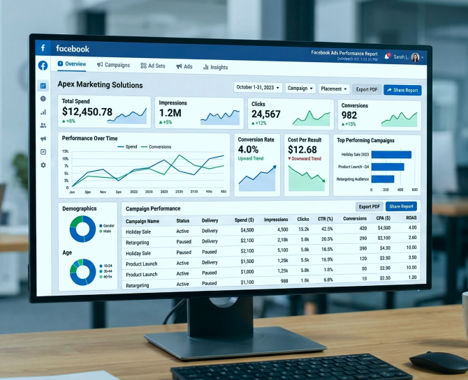 facebook ads report