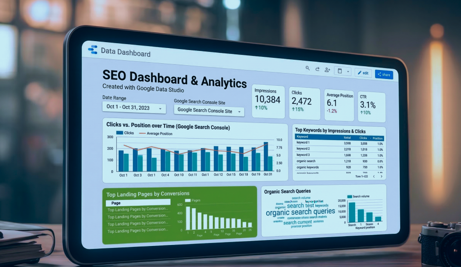 SEO Dashboard in Google Data Studio: How to Build and Optimize for Actionable Insights