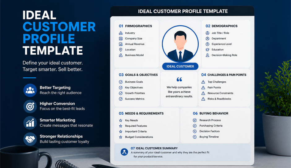 Ideal Customer Profile Template: Free Framework to Define and Document Your Best-Fit Customers